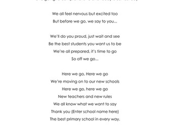 Year 6 Leavers Song - Here We Go