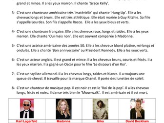 Who Is It? Qui est-ce?