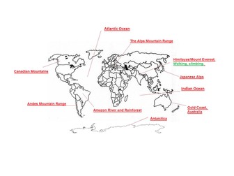 Geography and adventure introduction lesson