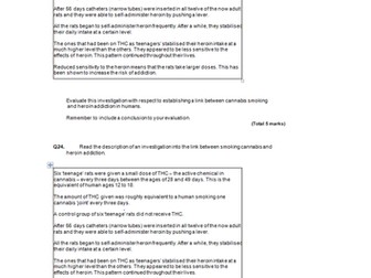 B1 3.2 Cannabis & Legalisation