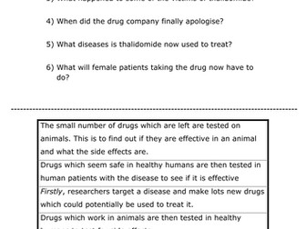 AQA B1 3.1 Drug Development