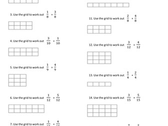 Fraction adding and equivalent