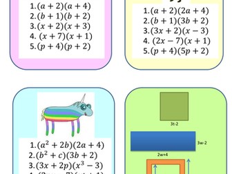 Double brackets challenge cards