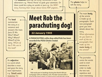 Write your own WW2 newspaper article