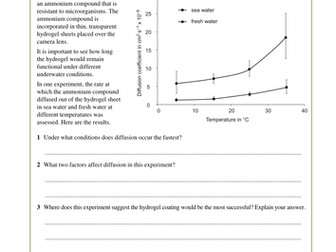 Biology Unit 2: Diffusion