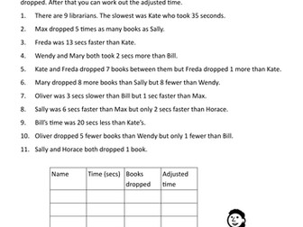 Maths Murder Mystery 11 - Death in the Library