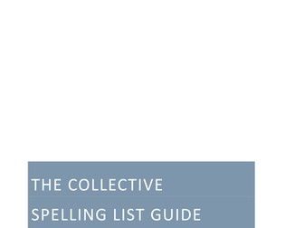 The Collective Spellings List