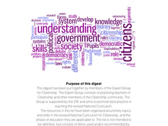 Citizenship Expert Group resources