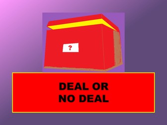 End of Term Deal or No Deal