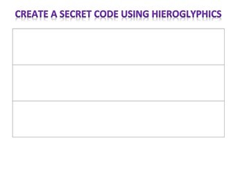 Ancient Egyptians SOW