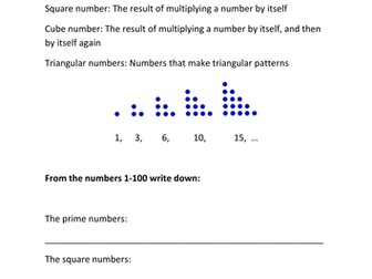Number properties worksheet