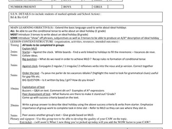 Mes vacances de reve