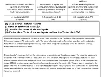 LEDC tectonic hazard: Haiti earthquake