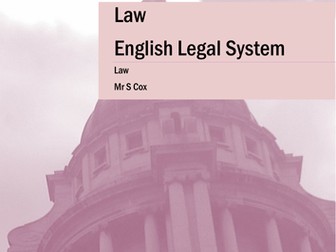 English Legal System Guide and Study Aid
