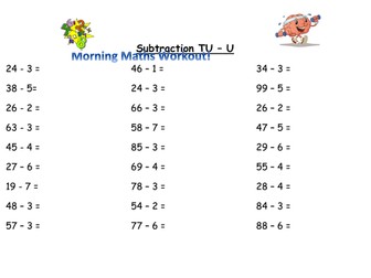 Year 2 mental maths skills