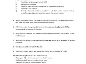 Diabolic science quiz
