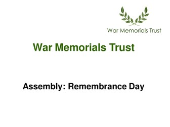 Remembrance Day primary assembly