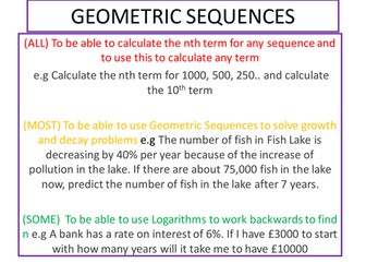 Geometric Series