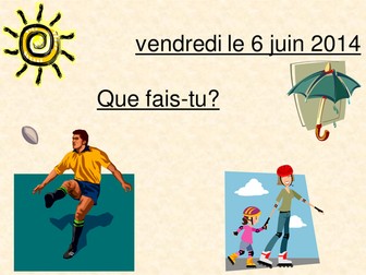 Weather and activities