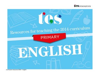New curriculum 2014: Primary English