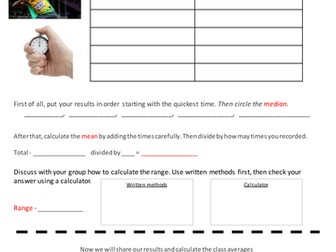 Mean, mode and median.