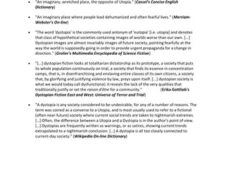 An Introduction to Dystopian Literature