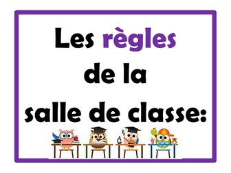 French classroom rules