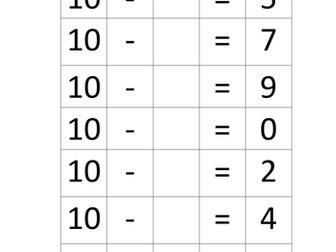 Missing Number Bond Questions