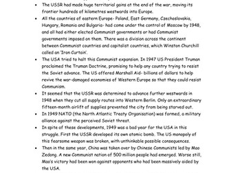 Introduction to USA 1945-75 OCR