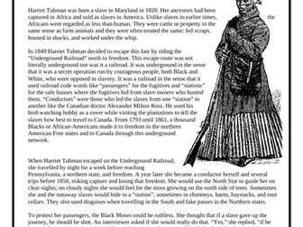 How significant was Harriet Tubman?