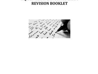 AQA English Language Higher Exam Revision Booklet