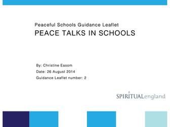 Peace Talks in Schools
