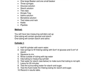 AQA AS Biology Carbohydrates