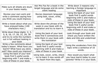 Extension Challenges for Early Finishers