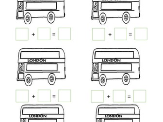 Bus Addition Worksheet