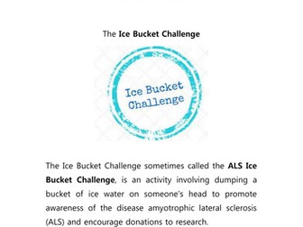 ICE BUCKET CHALLENGE ACTIVITY