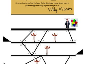 Charlie and the Chocolate Factory parallel lines