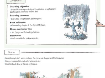 Danny the Champion of the World - Lesson Plan