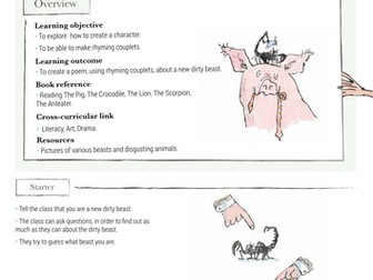 Roald Dahl's 'Dirty Beasts' - Lesson Plan