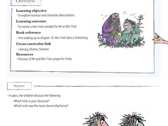 Roald Dahl's 'The Twits' - Lesson Plan