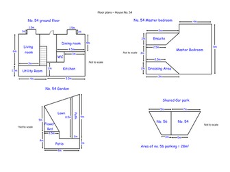 Area of compound/composite shapes in context