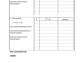 Starter: recap trial and improvement