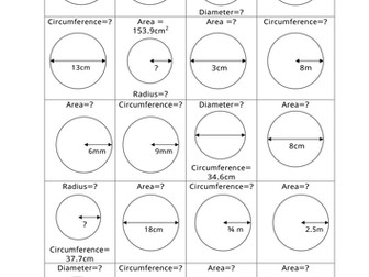 circumference and diameter of a circle 3 in a row