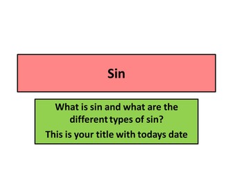 Sin