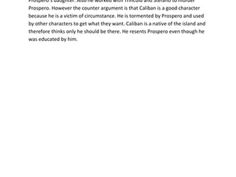 Is caliban good or bad?