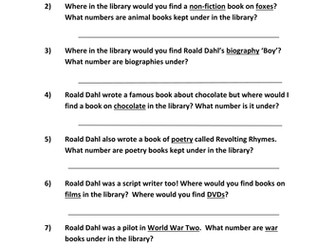 Roald Dahl Library Hunt