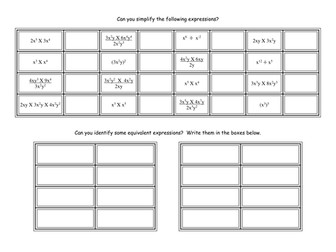 Simplifying Expressions with powers