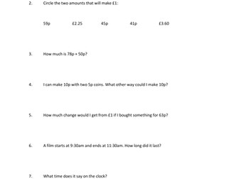 New Curriculum Maths Assessments