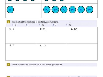 Factors, multiples, HCF and LCM