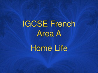 IGCSE Area A School Life